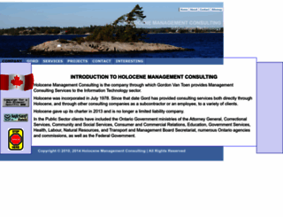 holocenemanagement.com screenshot