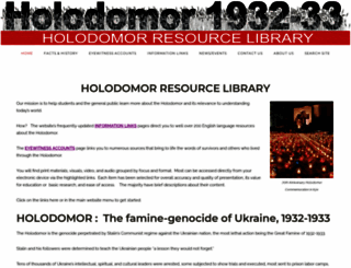 holodomorct.org screenshot