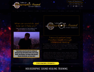 holographicsound.com screenshot