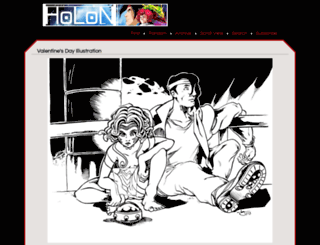 holon.thecomicseries.com screenshot