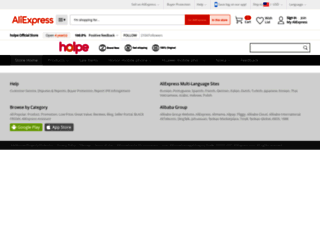 holpe.es.aliexpress.com screenshot