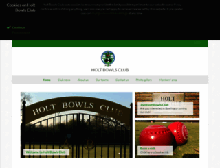 holtbowlsclub.clubbuzz.co.uk screenshot