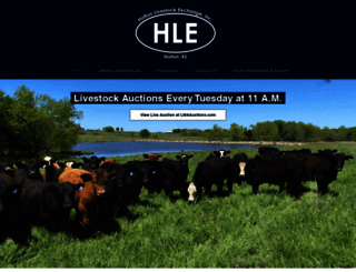 holtonlivestock.com screenshot