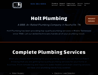 holtplumbing.com screenshot