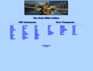 holybibleonline.net screenshot