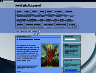 holycatholicapostoli.blogspot.com screenshot