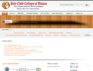 holychildcollegesbutuan.com screenshot