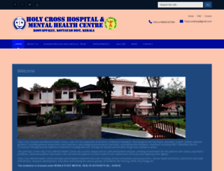 holycrosshospitalkoovappally.com screenshot