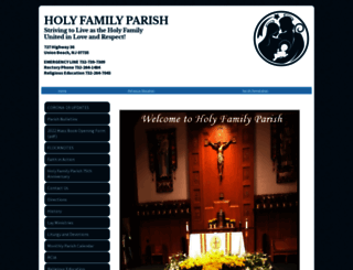 holyfamily.us screenshot