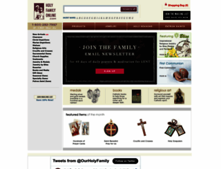 holyfamilyonline.com screenshot
