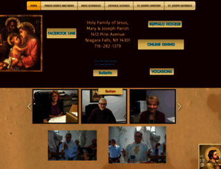 holyfamilyrcchurch.org screenshot