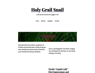 holygrailsnail.wordpress.com screenshot
