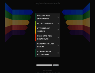 holyland-cosmetics.de screenshot