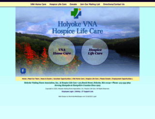 holyokevna.org screenshot
