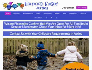 holyrood-nursery-astley.co.uk screenshot
