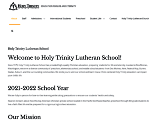holytrinity.school screenshot