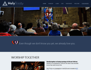 holytrinityankeny.org screenshot