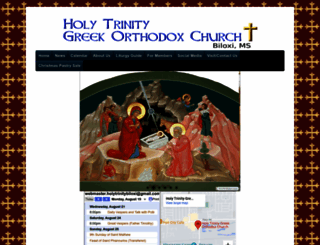 holytrinitybiloxi.org screenshot