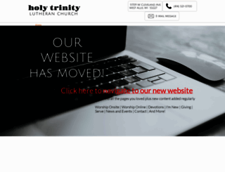 holytrinityelca.info screenshot
