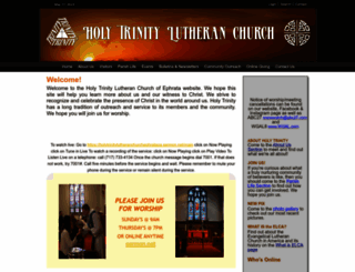 holytrinityephrata.org screenshot