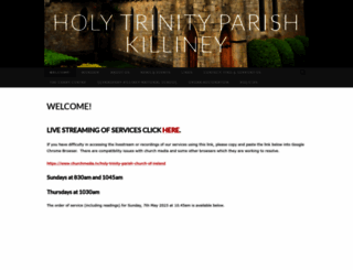holytrinitykilliney.wordpress.com screenshot