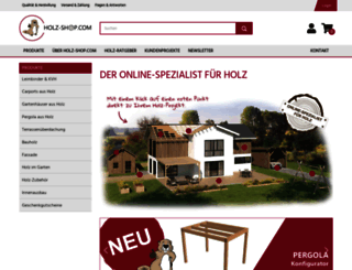holz-shop.com screenshot