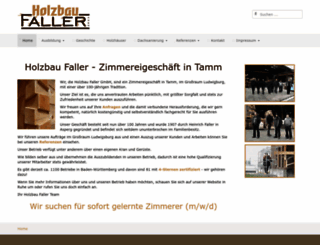 holzbau-faller.de screenshot