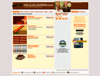 holzjalousien.com screenshot