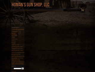 homansgunshop.com screenshot