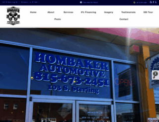 hombakerautomotive.com screenshot