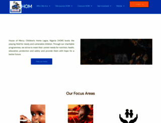 homchildrenshome.org screenshot