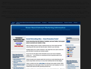 home-based-internet-marketing-information.com screenshot
