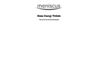 home-energy.meniscus.co.uk screenshot