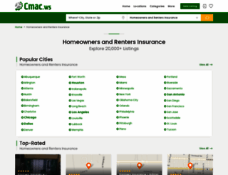 home-insurance-companies.cmac.ws screenshot