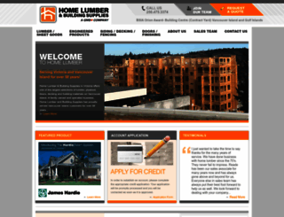 home-lumber.ca screenshot