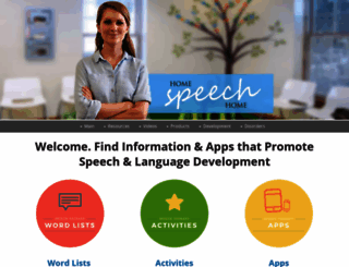 home-speech-home.com screenshot