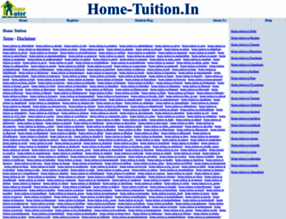 home-tuition.in screenshot