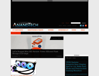 home.anandtech.com screenshot