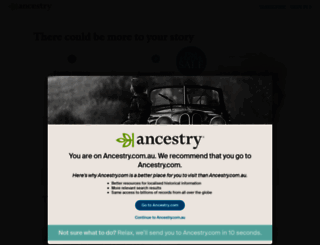 home.ancestry.com.au screenshot