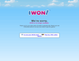 home.iwon.com screenshot