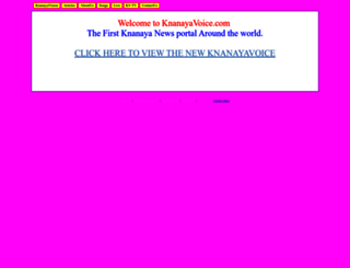 home.knanayavoice.com screenshot