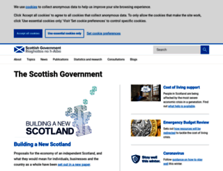 home.scotland.gov.uk screenshot