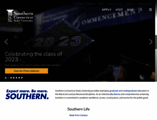 home.southernct.edu screenshot