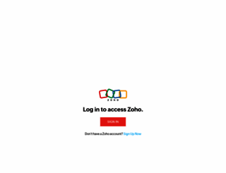 home.zoho.com screenshot