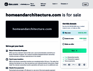 homeandarchitecture.com screenshot