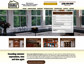 homeanddoor.com screenshot