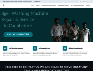 homeapplianceservice.co.in screenshot