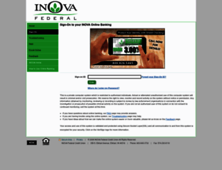 homebanking.inovafcu.org screenshot