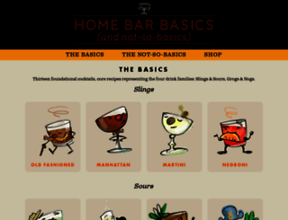 homebarbasics.com screenshot