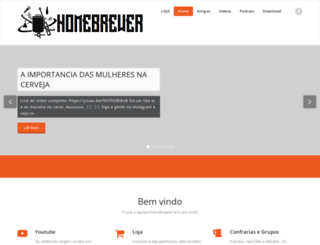 homebrewer.com.br screenshot